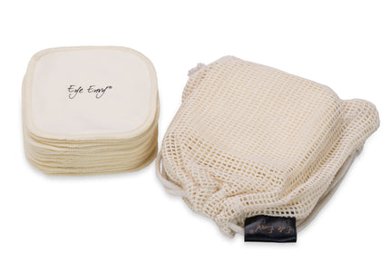Eye Envy Washable Reusable Applicator Pads – Soft Cotton, Gentle Application, Durable Design