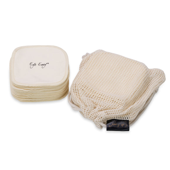 Eye Envy Washable Reusable Applicator Pads – Soft Cotton, Gentle Application, Durable Design