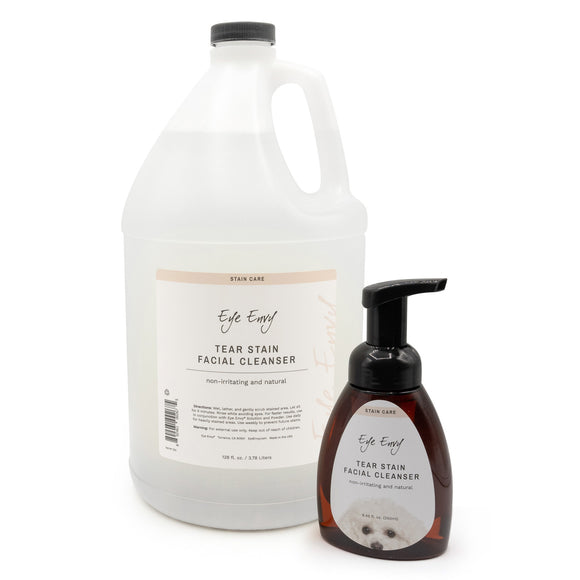 Eye Envy Tear Stain Facial Cleanser – Gentle Liquid Wash, Removes Stains and Odors
