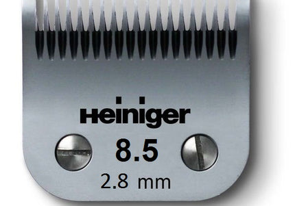 Heiniger Blade No. 8.5 – Precision Steel Clipper Blade, 2.8mm Cutting Length, Durable Design
