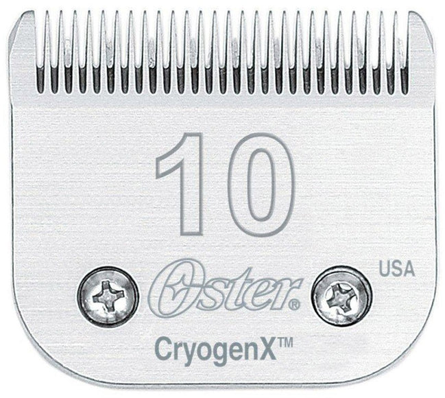 Oster Cryogen-X No. 10 Clipper Blade – 1.6mm Precision Steel, Durable Edge