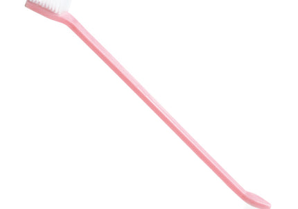 Record Double-Sided Toothbrush – Pink Ergonomic Design with Soft Bristles for Gentle Cleaning
