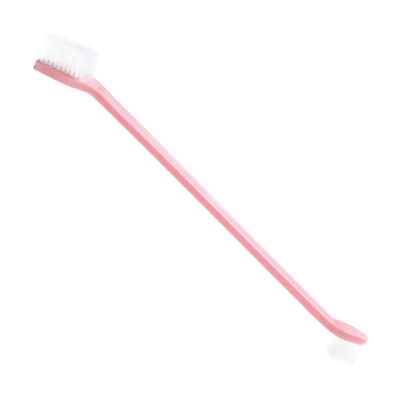 Record Double-Sided Toothbrush – Pink Ergonomic Design with Soft Bristles for Gentle Cleaning