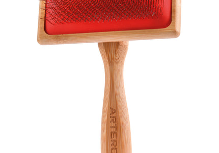 Artero Nature Collection Large Slicker Brush – Long Metal Pins, Ergonomic Grip Design