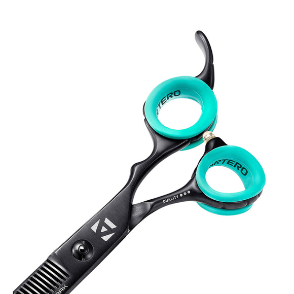 Artero Neptuno Silicone Insert – Turquoise Scissor Ring, Soft Comfort Grip