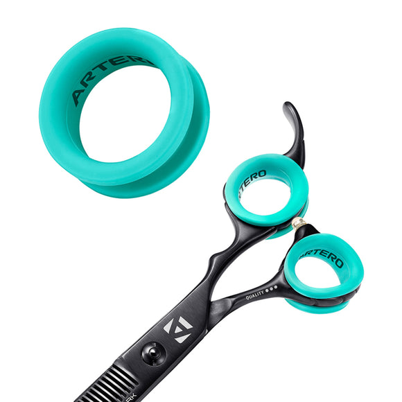 Artero Neptuno Silicone Insert – Turquoise Scissor Ring, Soft Comfort Grip