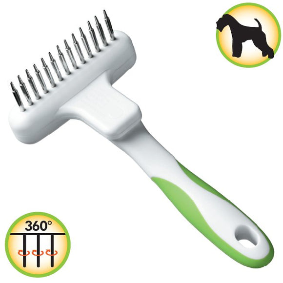 Andis Cross-Comb – Innovative Grooming Tool with 13 Rotating Tines for Effortless Detangling