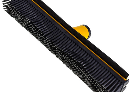 V7 Rubber Grooming Broom – Telescopic Pole, Innovative Red Design, Efficient Hair Removal