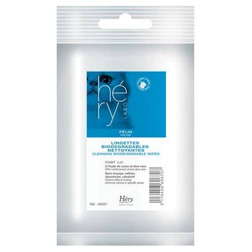 Hery Feline Wet Wipes – Gentle Aloe-Infused Cleaning Cloths, 25 Pack