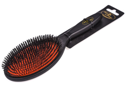 Jean Peau Professional Brush – Natural Boar Bristles, High-Quality Medium Size, Smooth Coat Finish