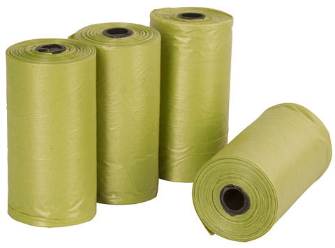 Kerbl Biodegradable Animal Waste Bags – Eco-Friendly Leakproof Design, 4 Rolls