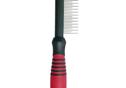 Ideal Dog Plastic Grooming Comb – Mixed Tooth Length, Lightweight and Versatile Design