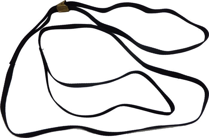 Simplicity Show Lead – English Flat Ring Lead, 6mm Wide, Black, Lightweight Design