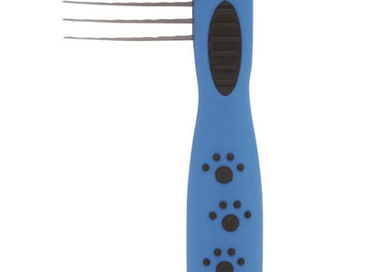 Groom Professional Dematting Comb – Side Felt Tool with 9 Long Blades, Ergonomic Handle