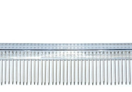 Chadog Transparent Grooming Comb – 18cm Rotating Teeth for Smooth Detangling