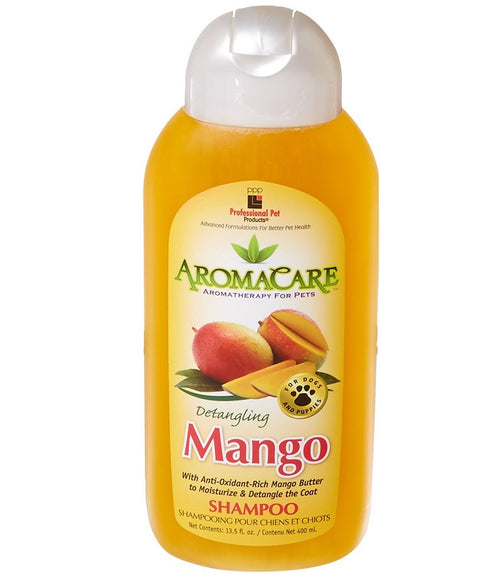 PPP AromaCare Detangling Mango Butter Shampoo – Nourishing Concentrate, Eases Combing, 400ml