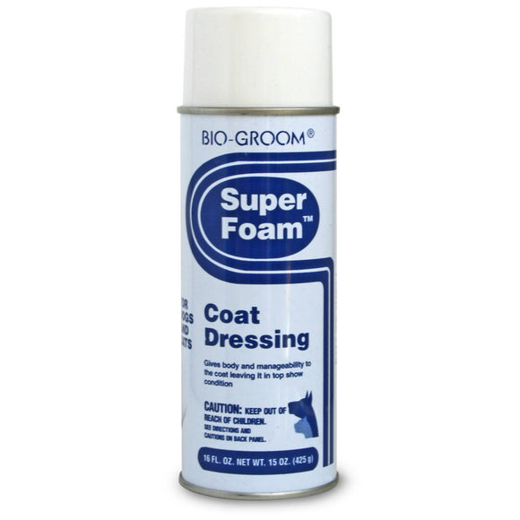 Bio-Groom Super Foam 425g – Volumizing Styling Foam, Lightweight Formula for Enhanced Coat Body