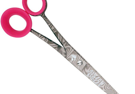 Groom Professional Astrid Left Curved Scissor 7" – Left-Handed Micro-Grind Blade, 17.5cm Precision Tool