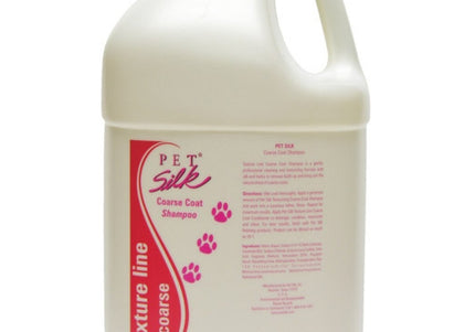 Pet Silk Texturizing Coarse Coat Shampoo – Volumizing Formula for Thick, Dense Fur, Enhances Texture