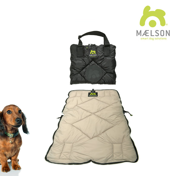 Maelson Cozy Roll Travel Dog Bed XL – Soft Foldable Mat with Protective Cover