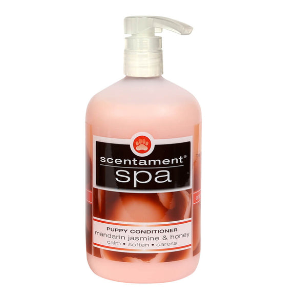 Best Shot Spa Mandarin Jasmine Puppy Conditioner – Hypoallergenic Softening Formula with Jasmine and Honey Scent