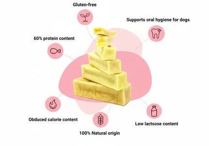 Best Bone Yak Snack Himalayan Cheese Chew – Odorless, Non-Staining, 66-74g