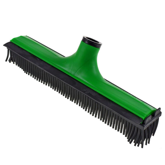 V7 Rubber Grooming Broom – Telescopic Pole, Innovative Red Design, Efficient Hair Removal