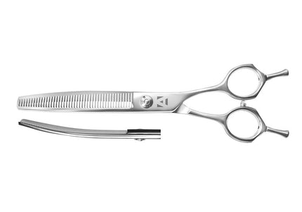 Artero Slalom Curvy Thinner 6.5" – Professional Curved Thinning Shears, Single-Sided 46 Teeth