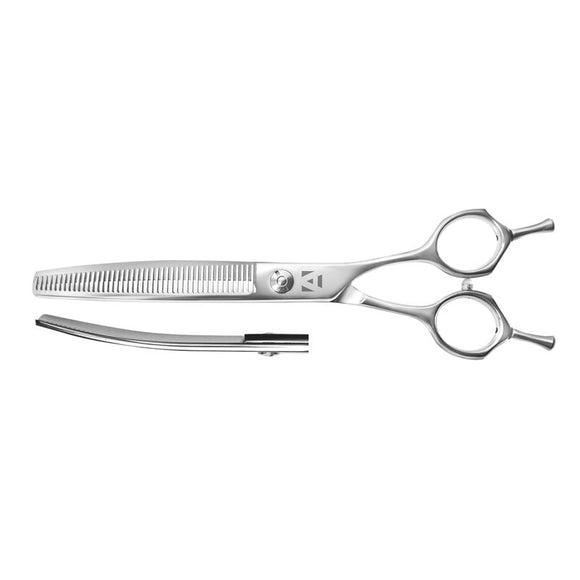 Artero Slalom Curvy Thinner 6.5" – Professional Curved Thinning Shears, Single-Sided 46 Teeth