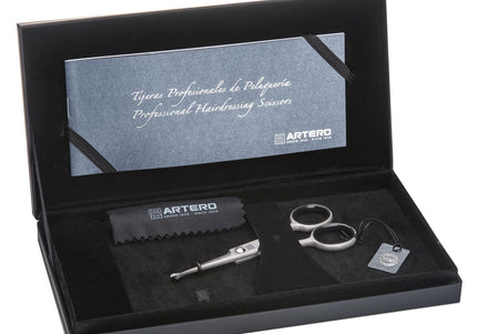 Artero Satin Mini 4.5" Safety Scissors – Professional Straight Blade with Satin Finish