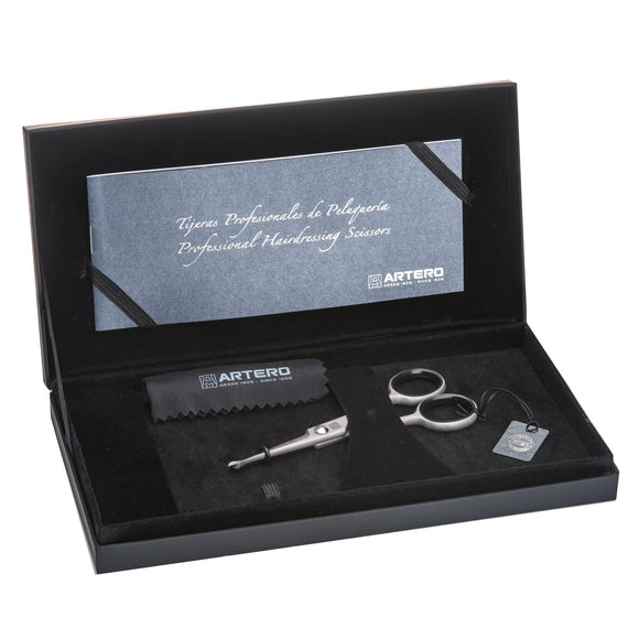 Artero Satin Mini 4.5" Safety Scissors – Professional Straight Blade with Satin Finish