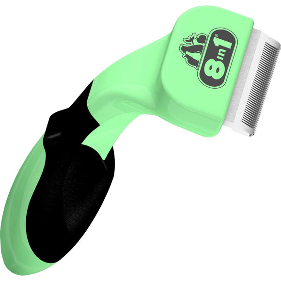 8in1 Perfect Coat DeShedder S – Precision Undercoat Remover, Ergonomic Tool for Small Breeds