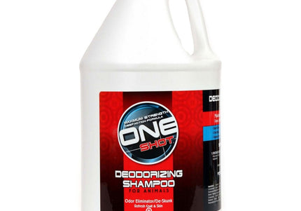 One Shot Deodorizing De-Skunk Shampoo – Professional Concentrate, Strong Odor Removal, 3.8L