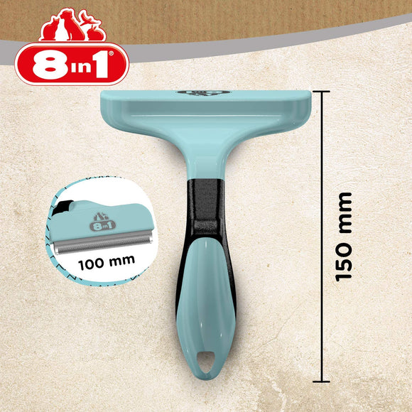8in1 Perfect Coat DeShedder L – Large Size Undercoat Remover with Ergonomic Grip