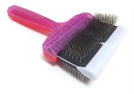 ActiVet Duo Plus Tuffzapper Coater 2-in-1 Brush – Dual Hard Bristles, Large 9cm for Thick Undercoats