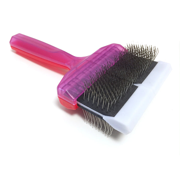 ActiVet Duo Plus Tuffzapper Coater 2-in-1 Brush – Dual Hard Bristles, Large 9cm for Thick Undercoats