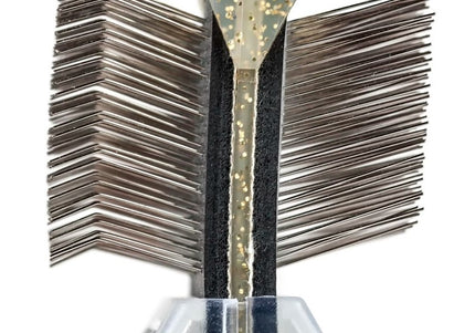 ActiVet Diamond Super Soft Gold Brush – Extra Soft Double-Sided Flexible Grooming Tool for Long Silky Coats, Large Size