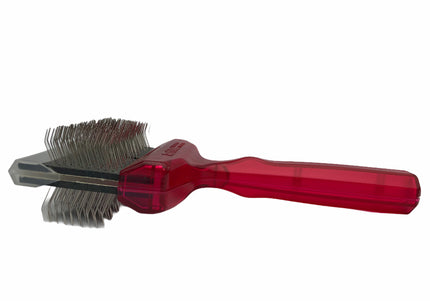 ActiVet Pro Brush Mat Zapper – Double-Sided Flexible Dematting Brush, Very Hard, Small 4.5cm