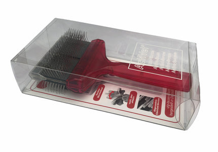 ActiVet Pro Brush Mat Zapper – Double-Sided Flexible Dematting Brush, Very Hard, Small 4.5cm