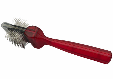 ActiVet Pro Brush Mat Zapper – Double-Sided Flexible Dematting Brush, Very Hard, Small 4.5cm