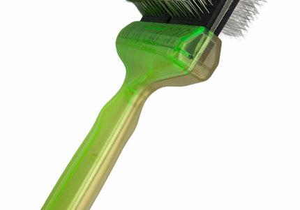 ActiVet Duo Plus SilCoater 2-in-1 Brush – Large 9cm, Dual Soft Heads for Silky Coats