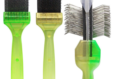 ActiVet Duo Plus SilCoater 2-in-1 Brush – Large 9cm, Dual Soft Heads for Silky Coats