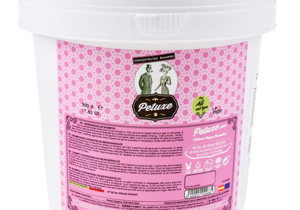 Petuxe Microgranular Shampoo 500g – Vegan Concentrated Formula, Suitable All Coat Types