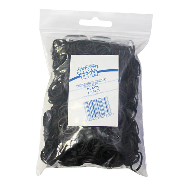 Show Tech Hair Curlers – Black, 1.5cm Diameter, Bulk Pack of 1000, Durable Design