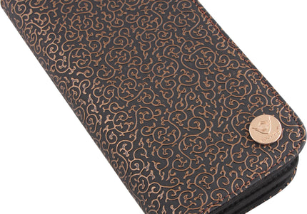 Aeolus Scissors Case Black and Gold – Spacious Storage with Dual Pockets for Grooming Tools