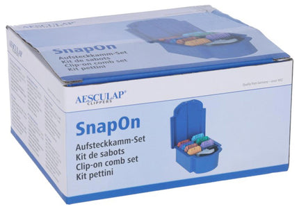 Aesculap Clip-On Comb Set – Stainless Steel Attachments, Precision Fit for Snap-On Blades