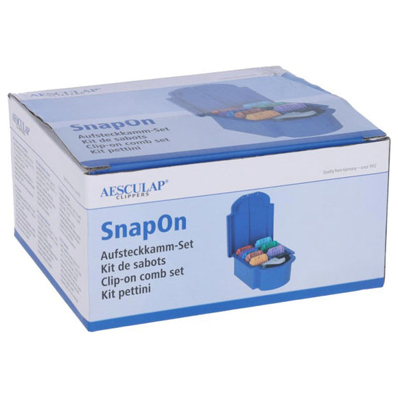 Aesculap Clip-On Comb Set – Stainless Steel Attachments, Precision Fit for Snap-On Blades