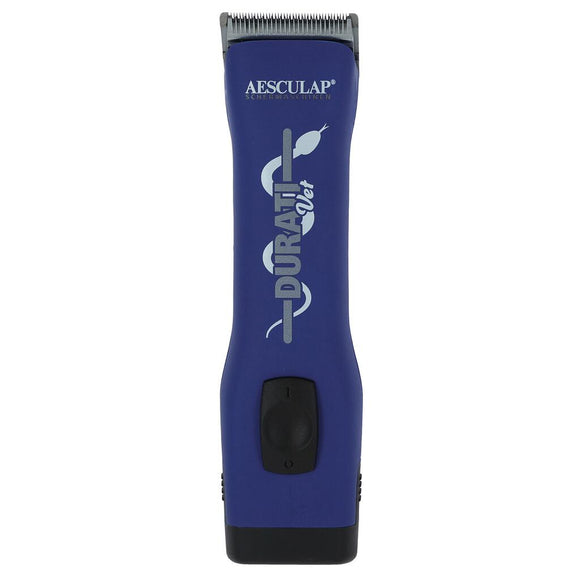 Aesculap Durati VET Cordless Veterinary Clipper – Professional Razor with #40 Blade, Blue