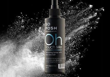 So Posh Oh, Touch Me Sea Salt Texturizing Spray 200ml – UV Filter, Volumizing Formula