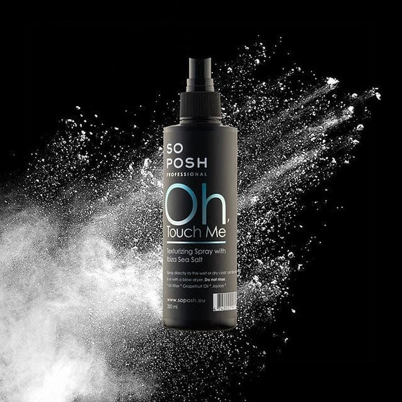 So Posh Oh, Touch Me Sea Salt Texturizing Spray 200ml – UV Filter, Volumizing Formula